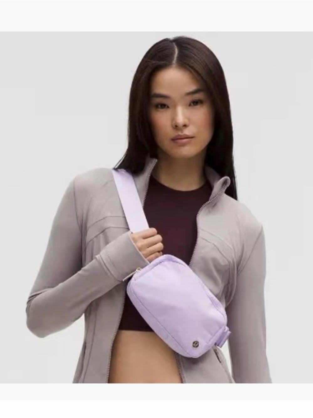 lululemon athletica Lavender Crossbody Belt Bag